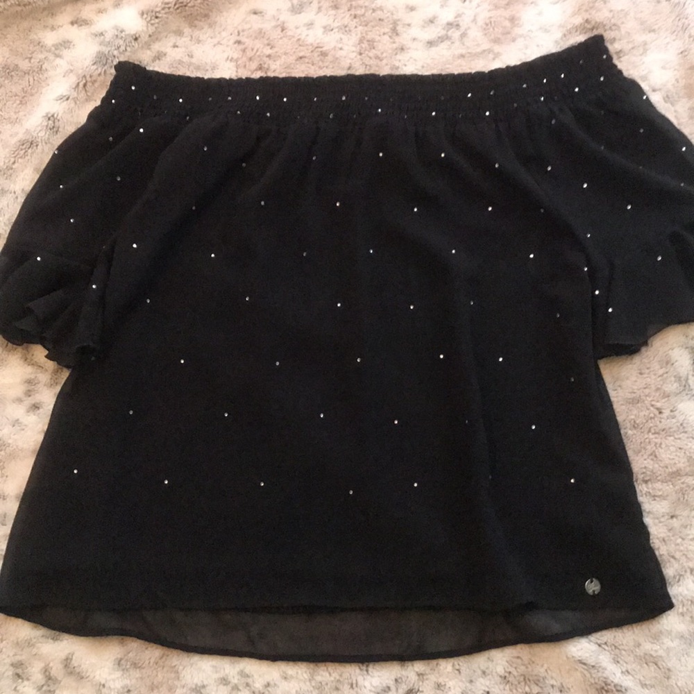 Rhinestone blouse